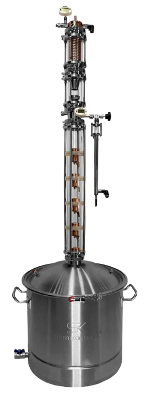 100 LITRU 2.0" "SK PROFI CRISTAL 2.0" VĀCIŅU KOLONNA VARŠ-STIKLS