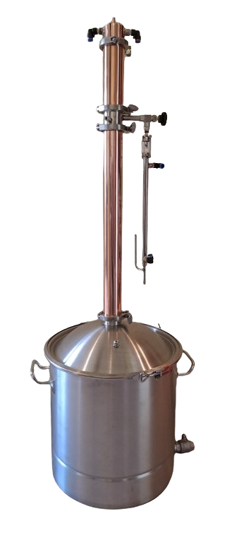 42 ЛИТРА 2 ДЮЙМА "SK PROFI COPPER 2.0" ДИСТИЛЛЯТОР РЕКТИФИКАЦИОННАЯ МЕДНАЯ КОЛОННА