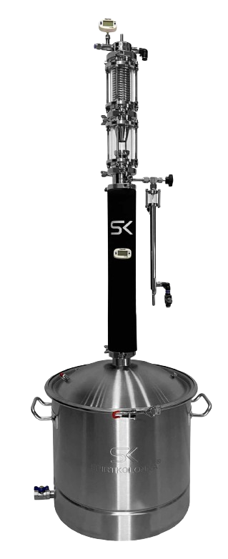 "SK PROFI GLASS 2.0" ДИСТИЛЛЯТОР РЕКТИФИКАЦИОННАЯ КОЛОННА 100 ЛИТРОВ 2.0" 