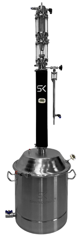 42 ЛИТРА 2.0" "SK PROFI GLASS 2.0" ДИСТИЛЛЯТОР РЕКТИФИКАЦИОННАЯ КОЛОННА