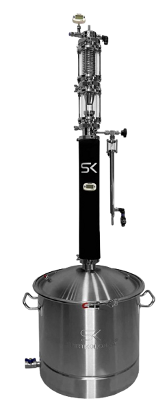 57 LITERS 2 INCHES "SK PROFI GLASS 2.0" DISTILLER RECTIFICATION COLUMN